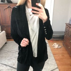 Velvet Black Blazer